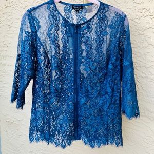 Exquisite Worth New York lace blouse NWOT